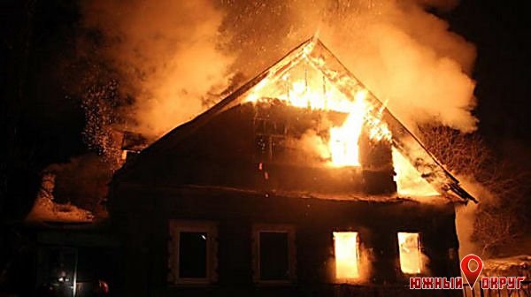 В селе Ранжево горел дом. Есть пострадавшие