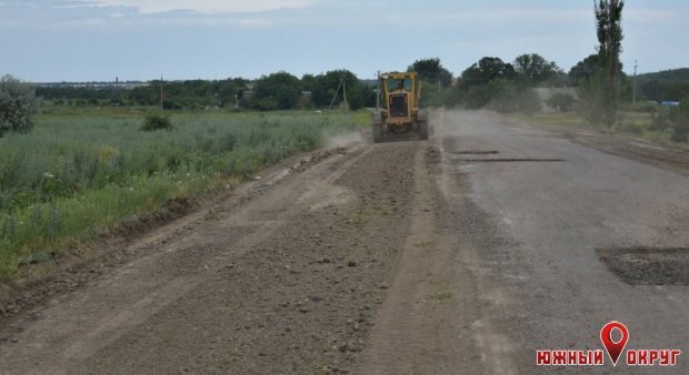 В Одесской области начался масштабный ремонт дорог. Начали с Лиманского района