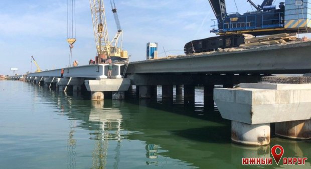 Через Хаджибей восстановлен ремонт моста