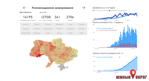 В Украине за последнюю неделю увеличилось количество новых случаев заболевания COVID-19