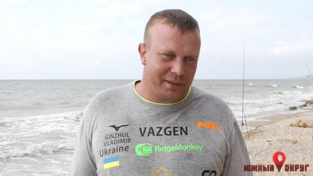 Владимир Гинжул, организатор рыболовного турнира.