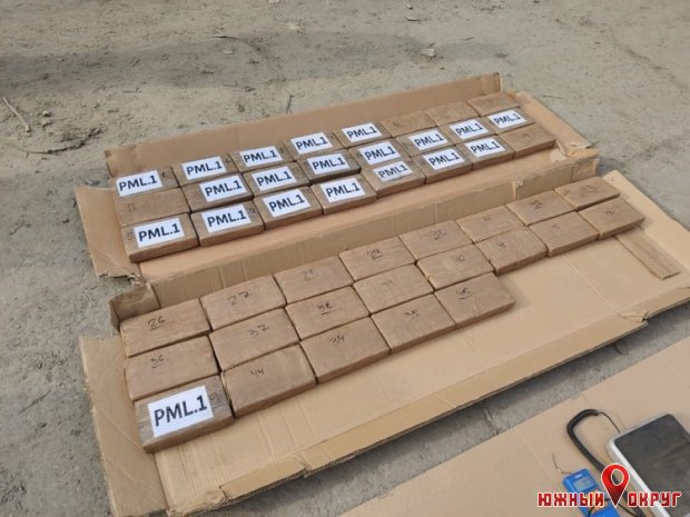 Правоохранители предотвратили сбыт 50 кг кокаина в Южном (фото)