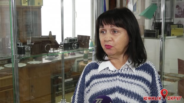 Наталья Черкашенко, сотрудница музея города Южный.