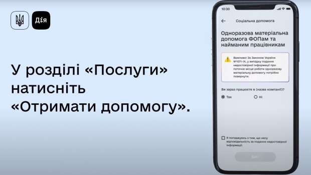 Предпринимателям: «Дія» уже принимает заявки на выплату 8 000 грн