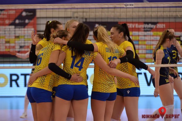 Южненки ВК “Химик‟ в составе сборной Украины завершили первый тур чемпионата Европы-2021