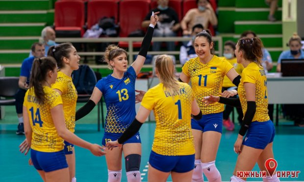 Южненки из ВК “Химик‟ в составе сборной Украины вышли в финал чемпионата Европы-2021 (фото)