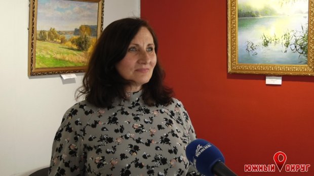 Валентина Василец, директор Южненской городской художественной галереи.