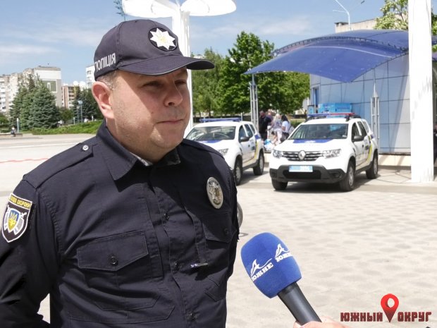 Олег Сорока, подполковник полиции, начальник пульта управления полиции охраны в Одесской области.