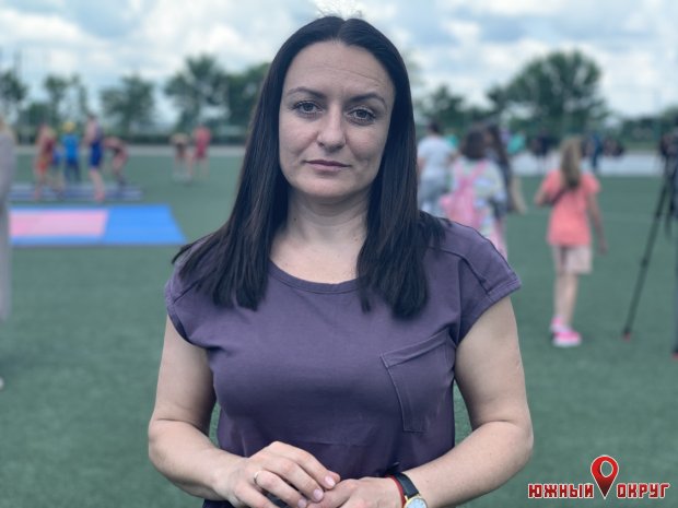 Светлана Вишня, заведующая кафедрой физического воспитания и курса защиты Украины, депутат Южненского горсовета.