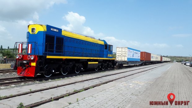 На терминале DP World TIS — Pivdennyi встретили первый прямой контейнерный поезд с Юга Китая в Украину