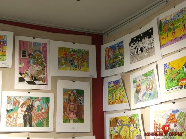 В галерее Южного открылась выставка номинантов и призеров конкурса детского рисунка “Цветущая Украина‟ (фото)