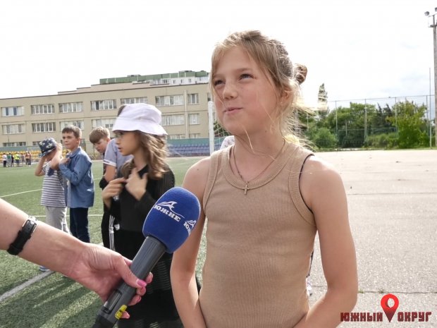 Вероника, воспитанница летнего детского лагеря “Крепыш‟.