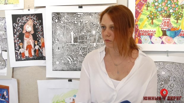Дарья Гойсан, южненская художница.