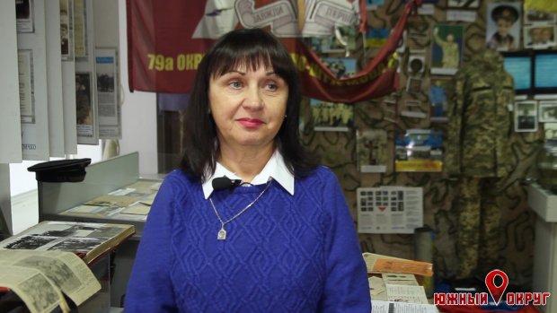 Наталья Черкашенко, сотрудница музея города Южного.
