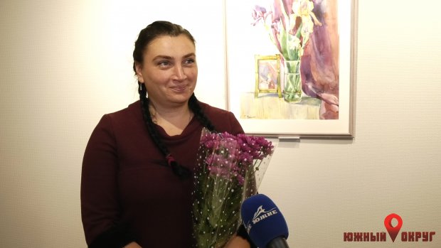Наталья Цырцаки, хранитель фондов Южненской художественной галереи.