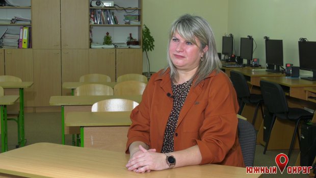 Елена Бубнова: о модернизации Сычавского КУ общего среднего образования Южненского горсовета
