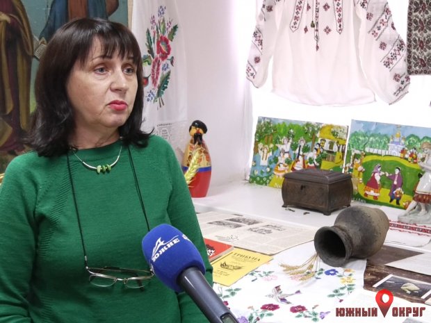 Наталья Черкашенко, сотрудница музея г. Южный.