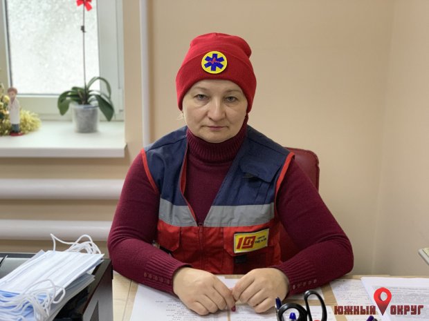 Татьяна Чифликлий, заведующая 9-й подстанцией скорой медицинской помощи г. Одесса.