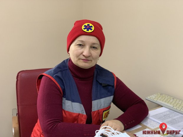 Татьяна Чифликлий, заведующая 9-й подстанцией станции скорой медицинской помощи г. Одесса.