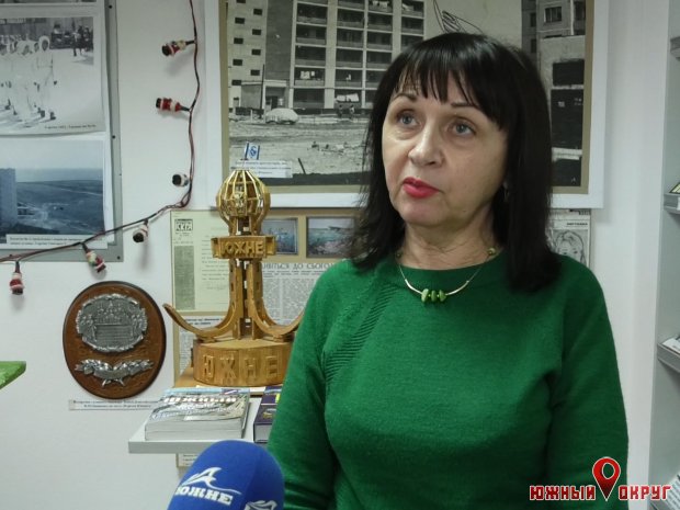 Наталья Черкашенко, хранитель фондов музея города Южного.